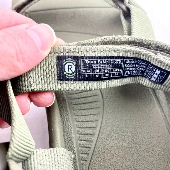 Teva Hurricane XLT2 Ampsole Green Platform Sandals - Picture 10 of 10